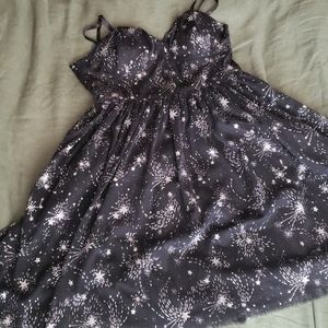 NWT Celestial Bustier Skater Dress